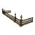 Large English George III-Style Steel Fire Fender, Ca.1880 For Sale