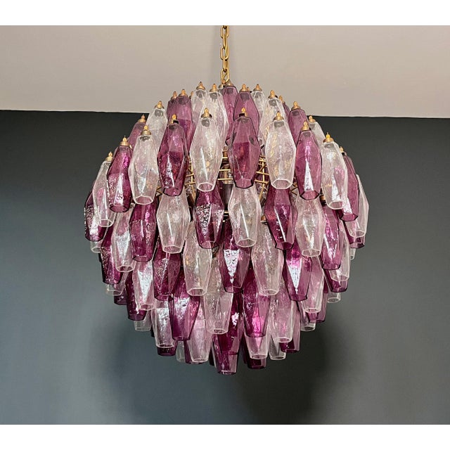 Vintage Spherical Murano Poliedri Chandelier, 1990s For Sale - Image 18 of 18