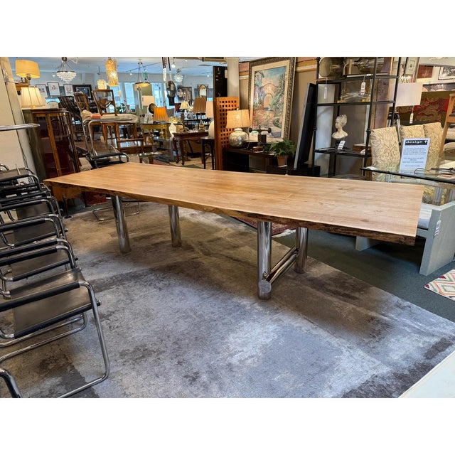 Tan Egg Collective Kenny Dining + Conference Table For Sale - Image 8 of 13