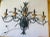 Metal Mid 290 Th C Large Vintage Sculptural Wheat Sheaf Metal Tole Sconces For Sale - Image 7 of 9