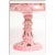 19th Century 19th Century Pink Triple Overlay Enameled Bohemian Glass Cake Stand For Sale - Image 5 of 11