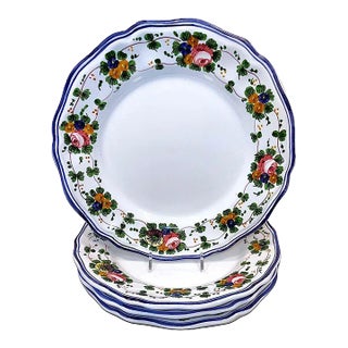 Rosa Dinner Plates, Simplified - Set of 4 For Sale