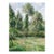 Vintage French Impressionist Art Print – Green Tree Landscape by Camille Pissarro, 18" X 24" For Sale