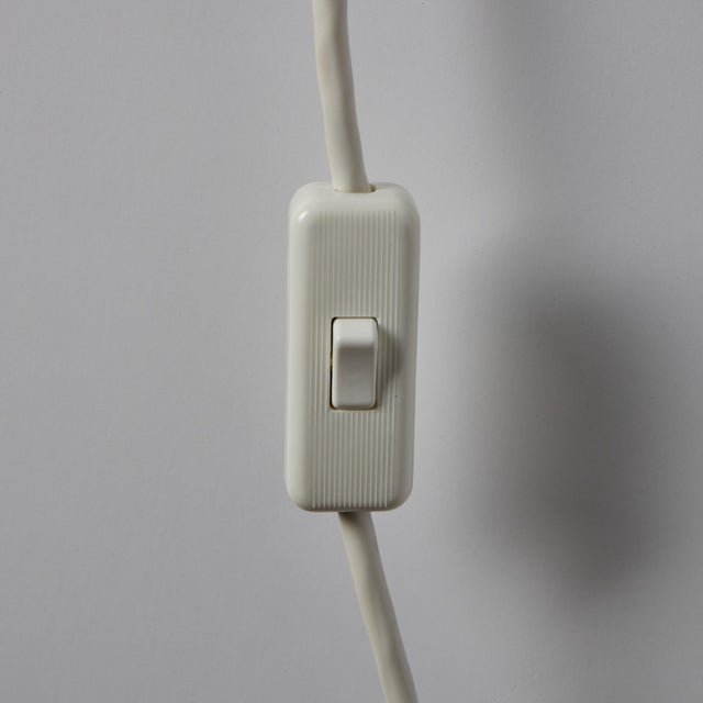 1960s Plug-in White Conical Brass & Metal Wall Lamps Attributed to Hans Agne Jakobsson - a Pair For Sale - Image 14 of 17