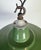 Green Industrial Green Enamel Factory Pendant Lamp, 1960s For Sale - Image 8 of 17