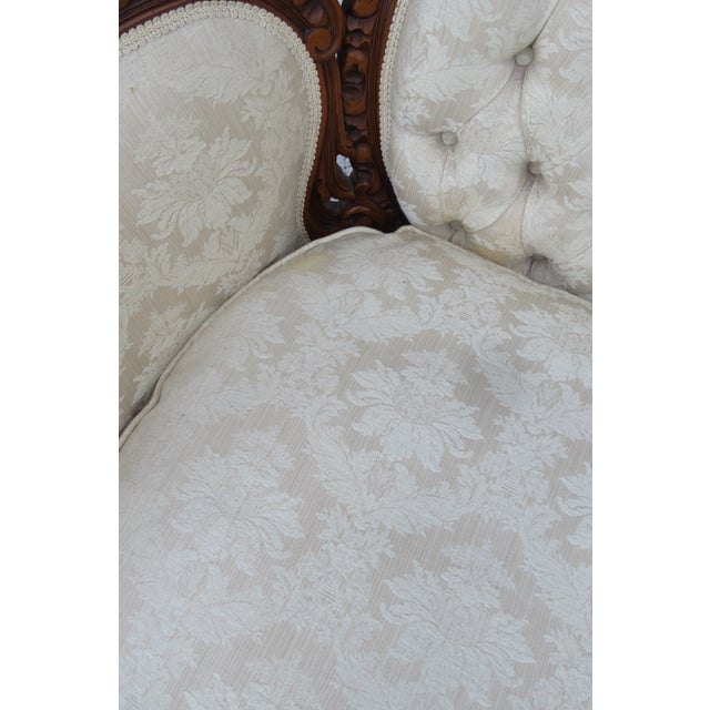 Brown French Early 1900s Hand Carved Burl Side Accent Chair 6286 For Sale - Image 8 of 17