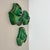 Sputnik Green Ceramic Wall Lights attributed to Pan Ceramics, Germany, 1970s, Set of 3 For Sale - Image 9 of 16
