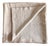 Belgian Linen and Wool Shetland Coverlet – Camel For Sale
