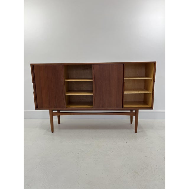 Sideboard in Teak with Sliding Doors, 1965 For Sale - Image 6 of 11