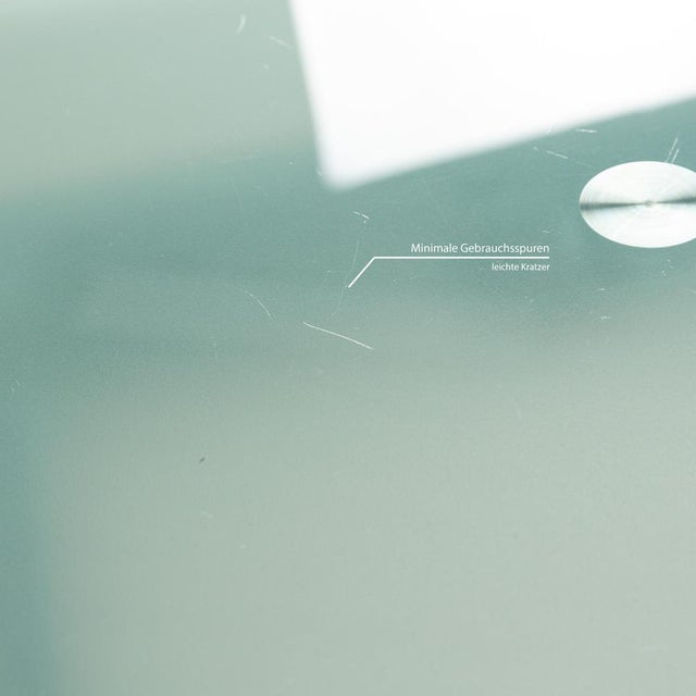 Kristalia Glass Dining Table in Silver For Sale - Image 9 of 15