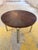 Round Dining Table in Rosewood and Chrome For Sale - Image 11 of 11