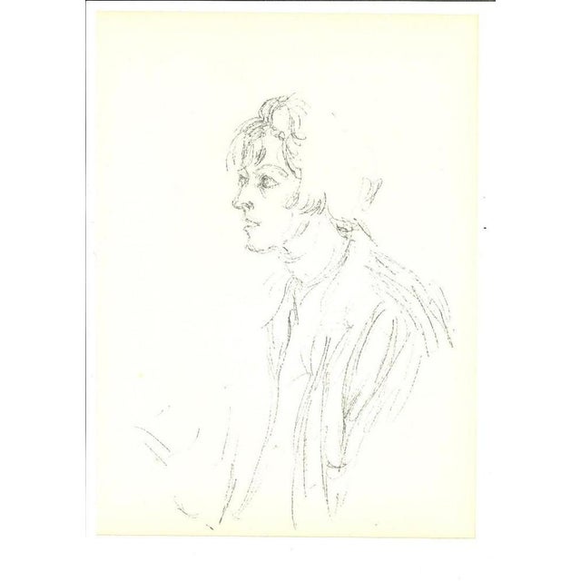 Portrait from Derriere Le Miroir is an original lithograph realized by Alberto Giacometti for the Art Magazine ''Derrière...
