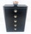 Black Lacquer & Silver 5 Drawers Art Deco Tall Chest Dresser MINT For Sale - Image 10 of 18