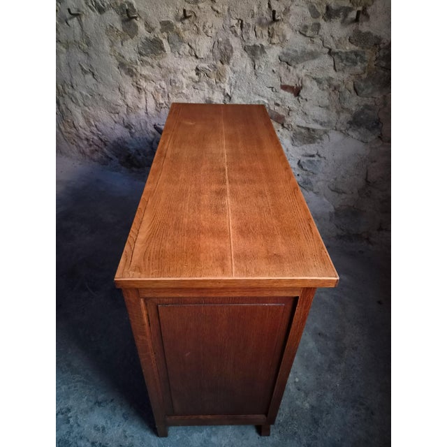 Art Deco French Oak Chest of Drawers, 1920s For Sale - Image 16 of 18