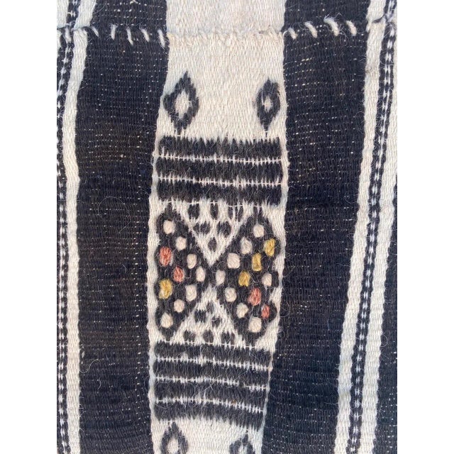 Textile Vintage Long Malian Tribal Woven Kilim For Sale - Image 7 of 18