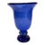 Vintage Handblown Cobalt Blue Celery Stem Bowl For Sale