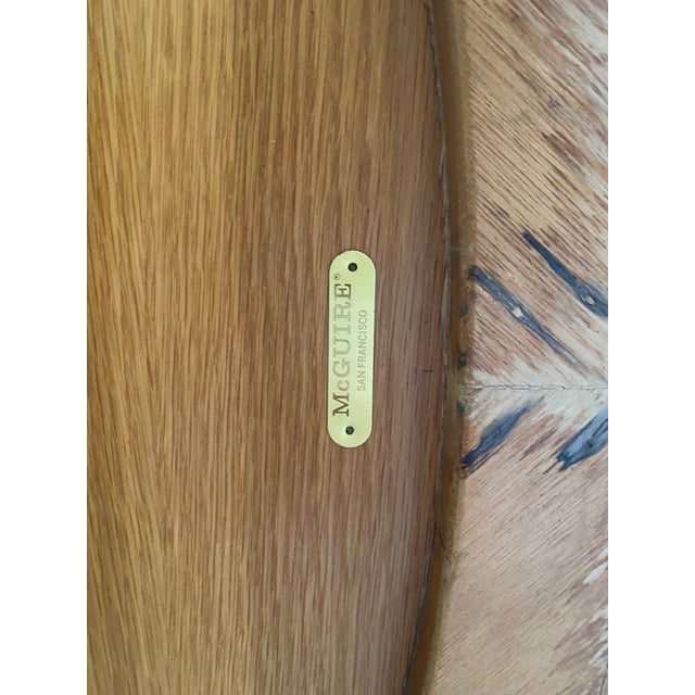 1960s McGuire San Francisco Extendable Dining Table For Sale - Image 11 of 13