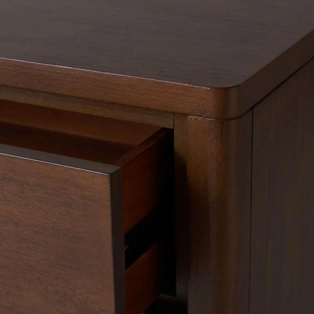 Safavieh Rosey 3 Drawer Wood Nightstand - Brown For Sale - Image 4 of 11