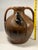 19th Century Antique French Orange Glaze Terracotta Pottery Mélard Walnut Oil Jug For Sale - Image 9 of 9