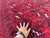 Red Tekke Bokhara Hand-Knotted Wool Rug - 6'10" X 9'8" For Sale - Image 10 of 12