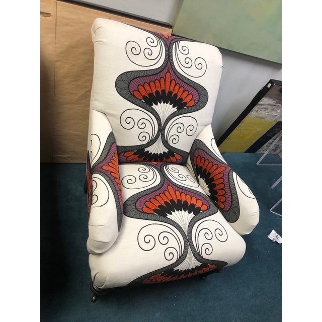 These two exquisite chairs are from FURNITURELAND SOUTH. They are from the "custom" line so no maker name is on them. They...