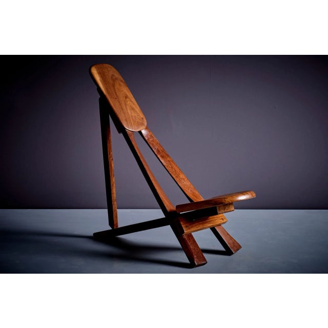 Sculptural African Studio Chair, 1960s For Sale - Image 3 of 11