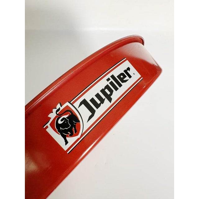 French Advertising Tray in Red and Black Metal, France, 1960s For Sale - Image 9 of 12
