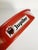 French Advertising Tray in Red and Black Metal, France, 1960s For Sale - Image 9 of 12
