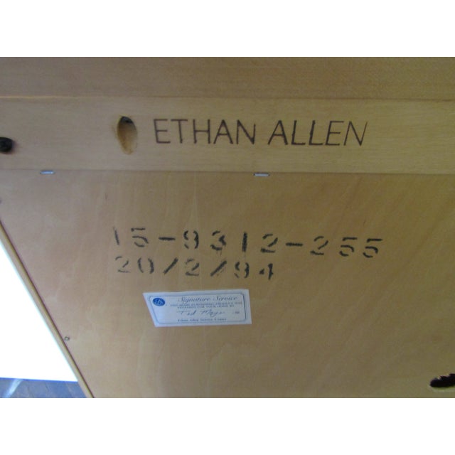 Ethan Allen American Dimensions Solid Maple Bookshelf For Sale - Image 6 of 9