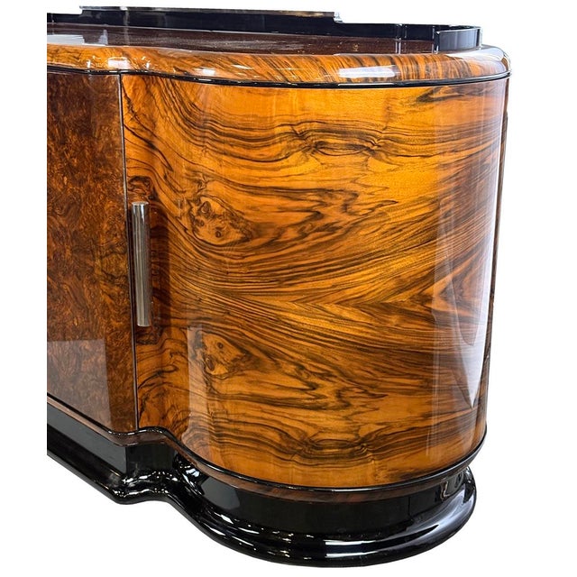 Brown Sideboard by Jindřich Halabala for Up Závody, 1930s For Sale - Image 8 of 17