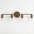 Contemporary Handcrafted Brass 4-Light Vanity Sconce, Antique Brass Bathroom Mirror & Wall Picture Light For Sale - Image 11 of 12