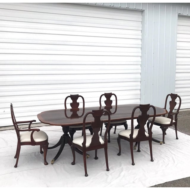 Baker Historic Charleston Mahogany Dining Chairs - Set of 6 For Sale - Image 12 of 12