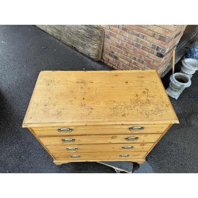 19th Century English Pine Chest For Sale - Image 14 of 14