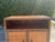 Vintage Campaign Style Woven Rattan Console Cabinet For Sale - Image 11 of 12