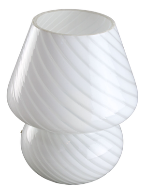 Small Vintage Swirl Table Lamp in Murano Glass, 1970s