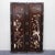 This is a set of four vintage wall panels, crafted from rosewood (Zitan style) and adorned with intricate mother-of-pearl...