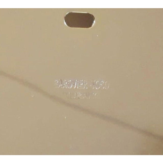 Exceptional set of six Italian Canale sconces or flush mount wall lights by Barovier e Toso, crafted in the 1950s. Each...