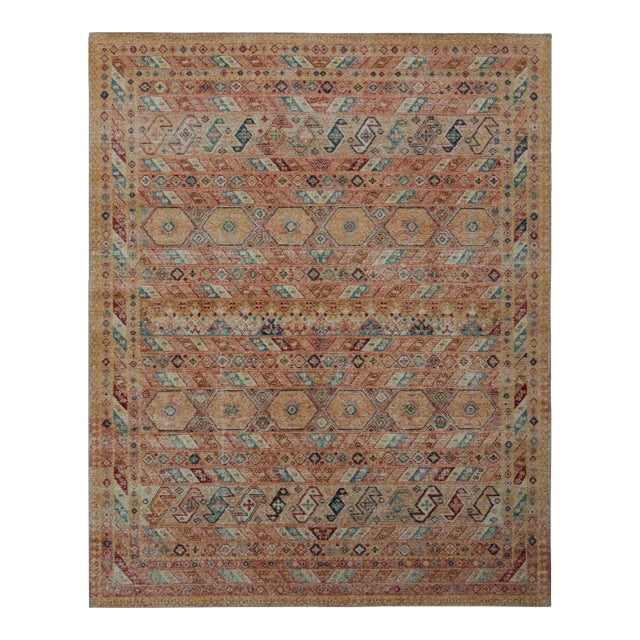 Rug & Kilim’s Raymond Rug in Rust, 8x10 For Sale
