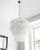 Murano Glass Chandelier with Transparent Glass Elements, Italy, 1980s For Sale - Image 3 of 10