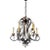 Liebestraum 9 - Light Mahogany Bronze Dining Chandelier by H. A. Framburg For Sale