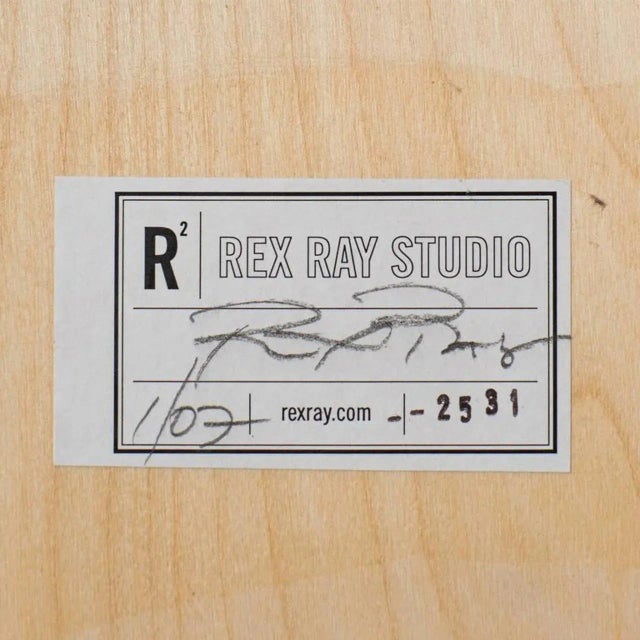 Modern Mixed-Media and Resin Collage by Rex Ray For Sale - Image 3 of 4