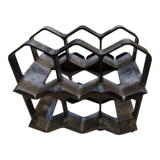 Vintage 1960s Modernist Plastic Wine Rack Mid Century Modern Atomic Switzerland For Sale
