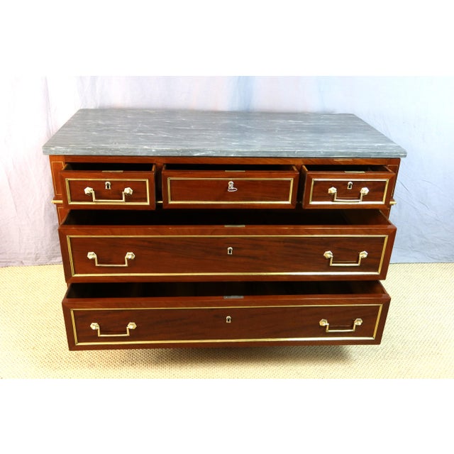 Louis XVI Commode in Wood, 1700s For Sale - Image 5 of 12