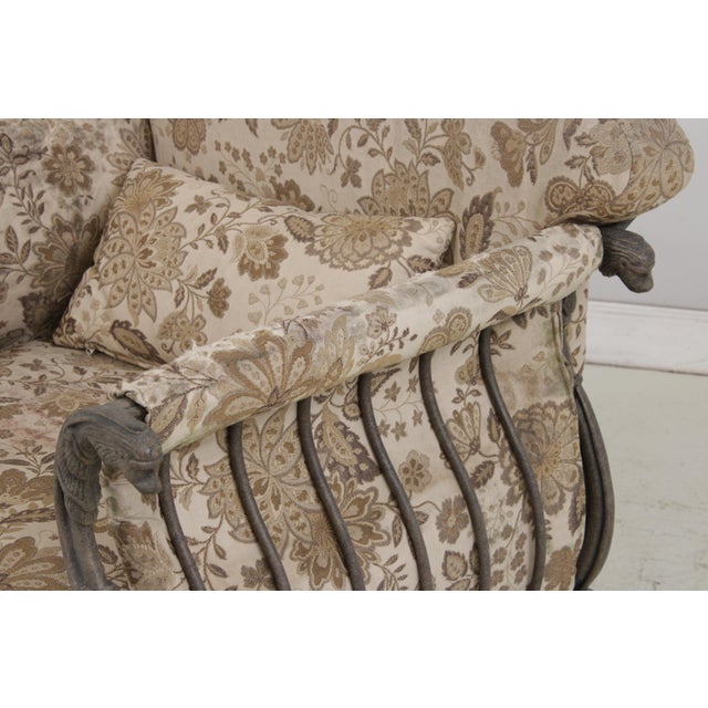 Woodward Outdoor Cast Aluminum Sofa & Chair For Sale - Image 15 of 18