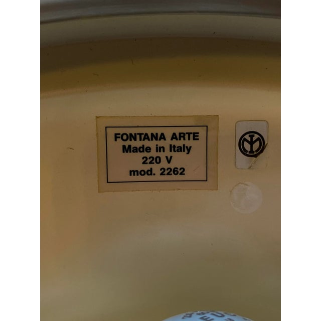 1980s Model 2262 Ceiling Light from Fontana Arte, 1980s For Sale - Image 5 of 14