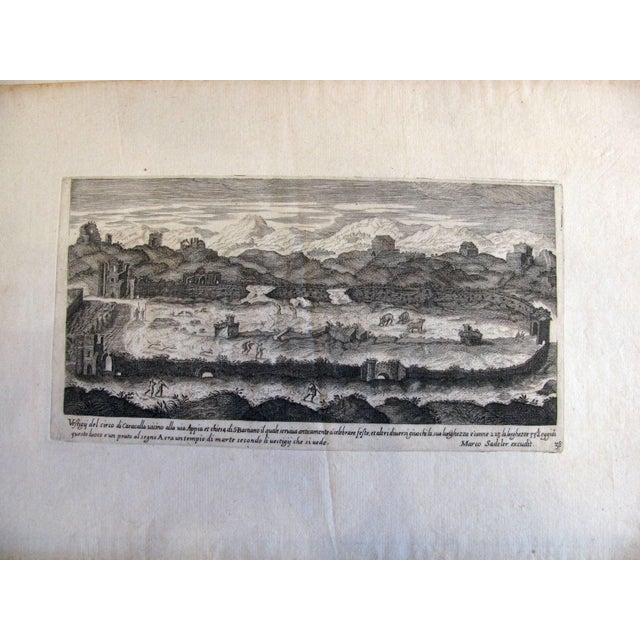 Marco Sadeler, The Circus Maximus and the Circus of Caracalla, 1606, Engravings, Framed, Set of 2 For Sale - Image 5 of 8