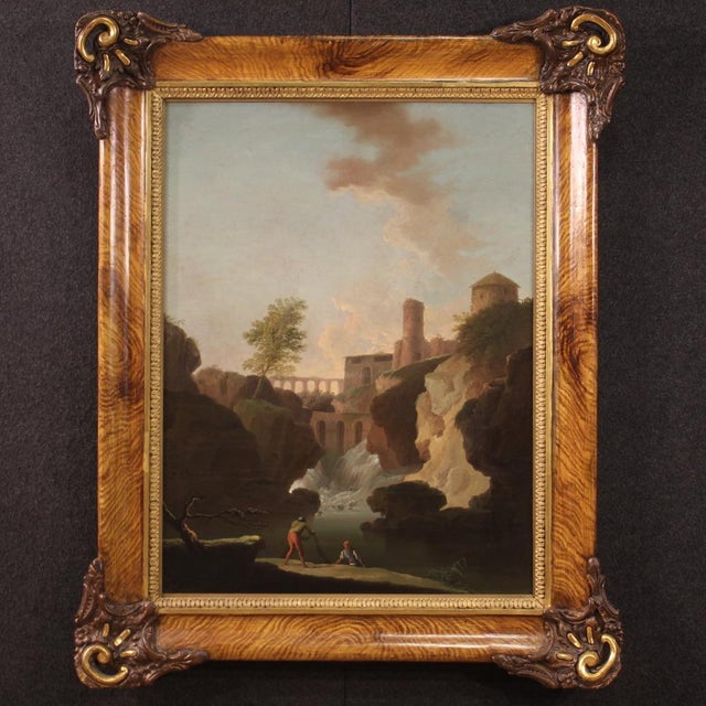 Italian Artist, Landscape, 1780, Oil on Canvas, Framed For Sale - Image 16 of 16