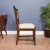 A perennial favorite the Drape Carved Shield Back Side Chair features an arched crest rail which rests over top a drape...