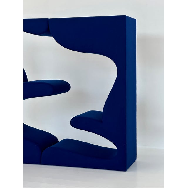 Blue Living Tower Sofa Sculpture by Verner Panton for Vitra, 1969, Set of 2 For Sale - Image 8 of 17