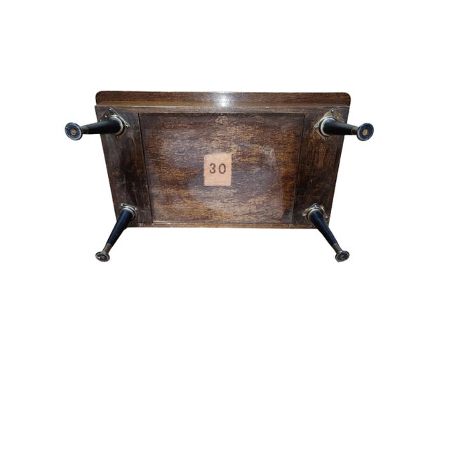 Wood 1940s English Morco Sewing Box For Sale - Image 7 of 7